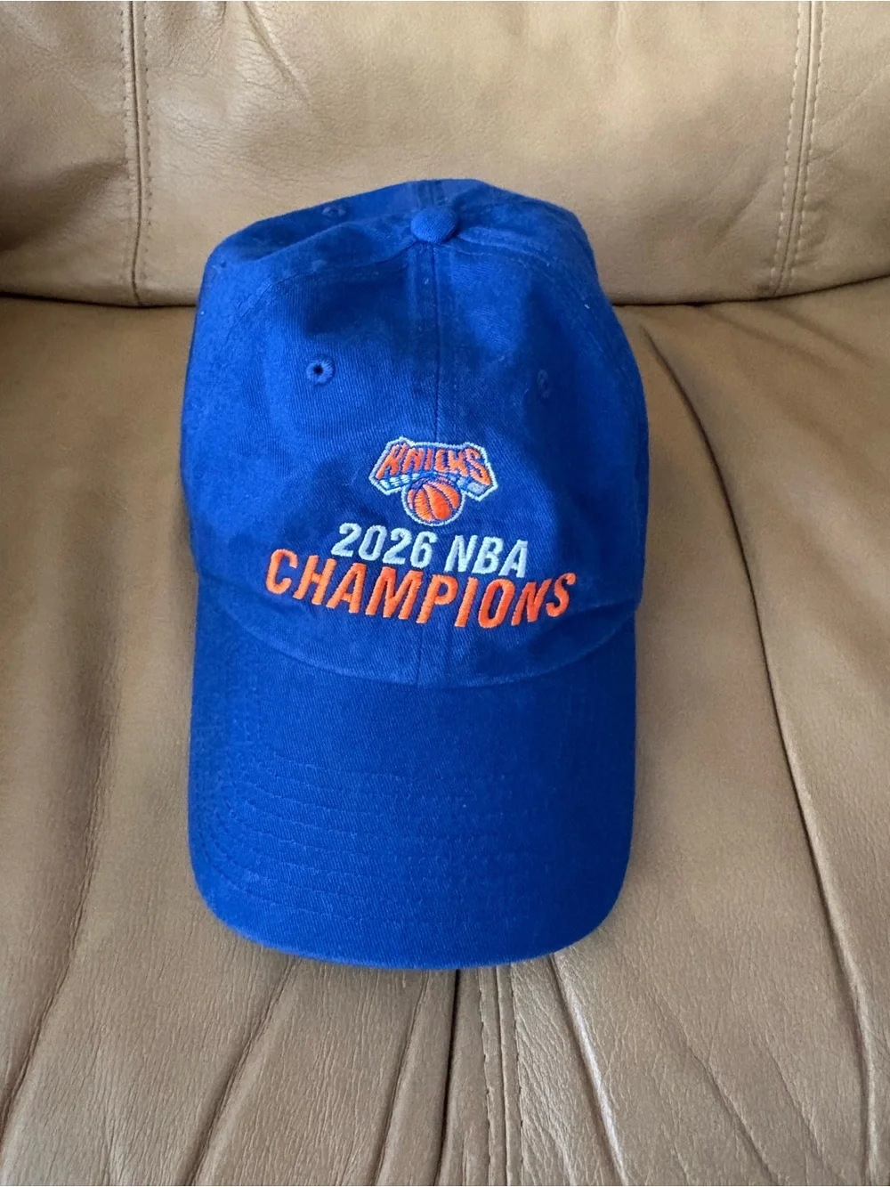 New York Knicks 2026 NBA Champions Blue Hat